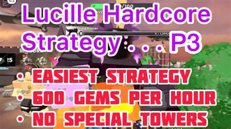 tds lucille start|Lucille Hardcore Strategy .